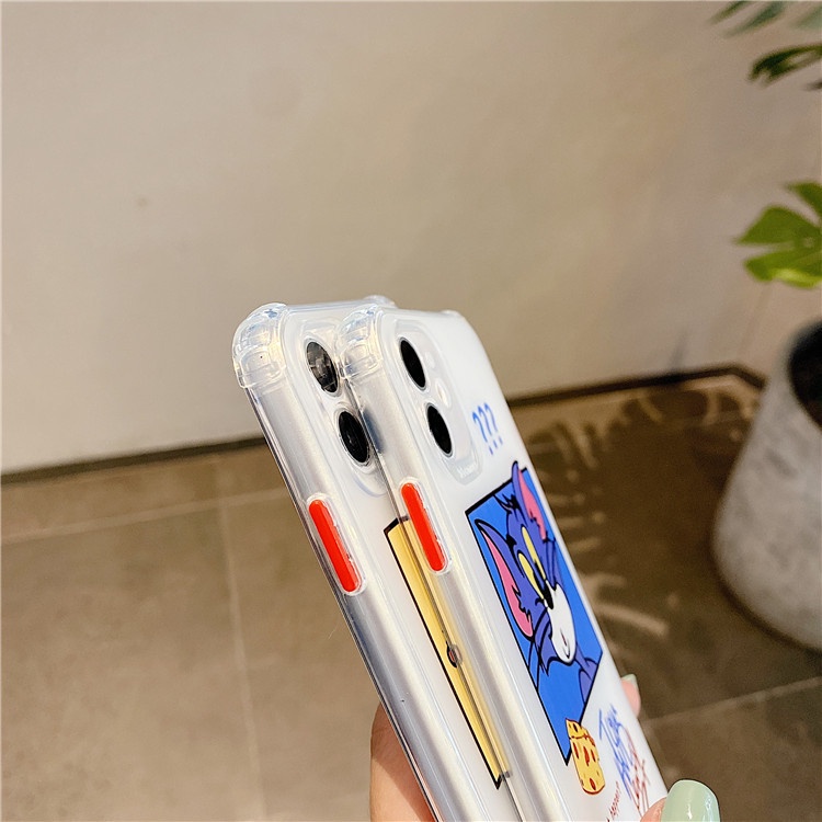 Ốp lưng iphone Tom &amp; Jerry chống sốc 4 góc 6/6s/6plus/6s plus/7/8/7plus/8plus/x/xs/xs max/11/12/13/pro/promax Orio