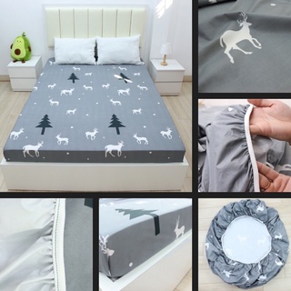 Ga chống thấm cotton cho bé (Chọn màu) Drap trải giường bọc đệm chống thấm nước (Đệm dưới 10cm) 1m2 1m6 1m8 2m2