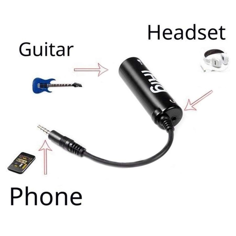 IRIG Set 4 Đầu Nối Dây Đàn Ghi Ta