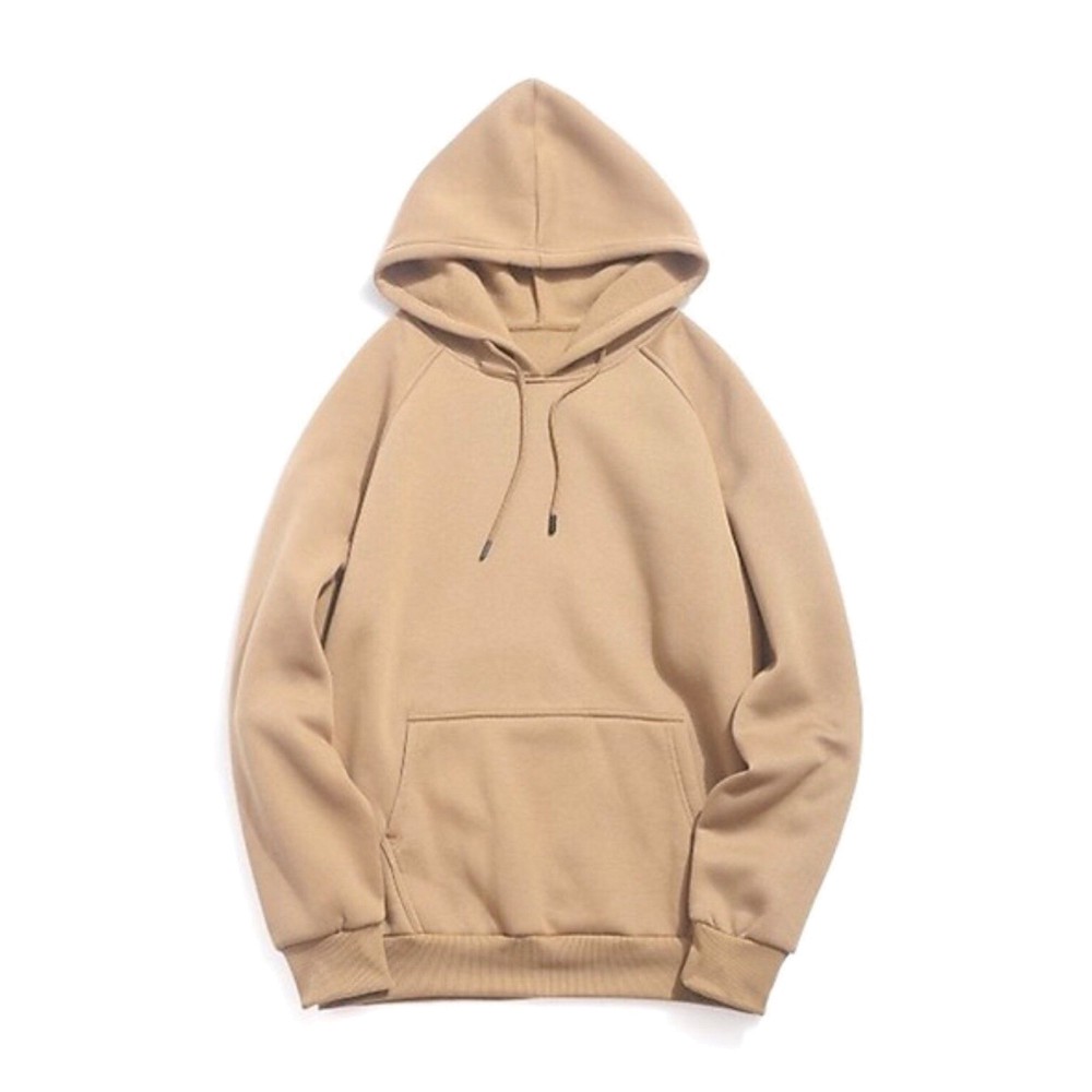 [FREESHIP_50K] Áo hoodie trơn nỉ PE Cacao giữ ấm tốt - DS39 | BigBuy360 - bigbuy360.vn