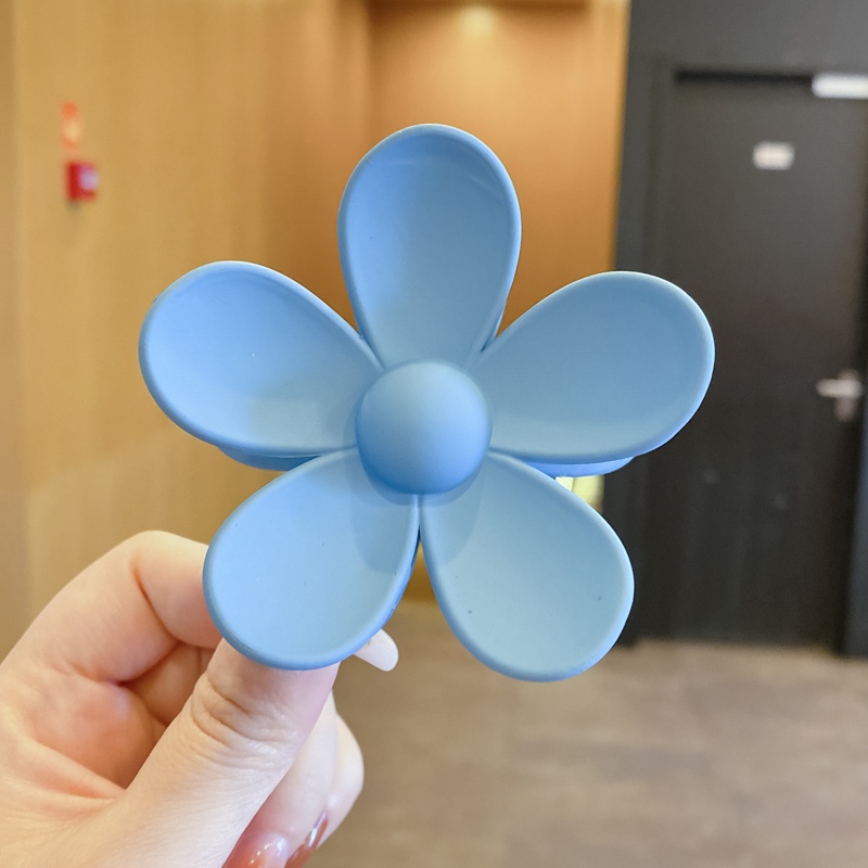 Kẹp Tóc Acrylic Màu Xanh Dương Thời Trang Hàn Quốc Cho Nữ