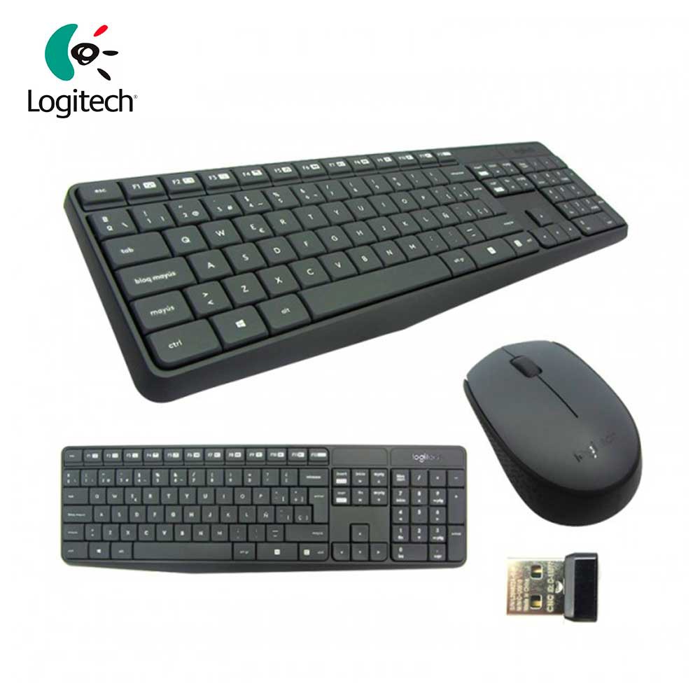 [Mã 66ELHASALE hoàn 7% đơn 500K] Bộ Bàn Phím Chuột Không Dây Logitech MK235 Chính Hãng