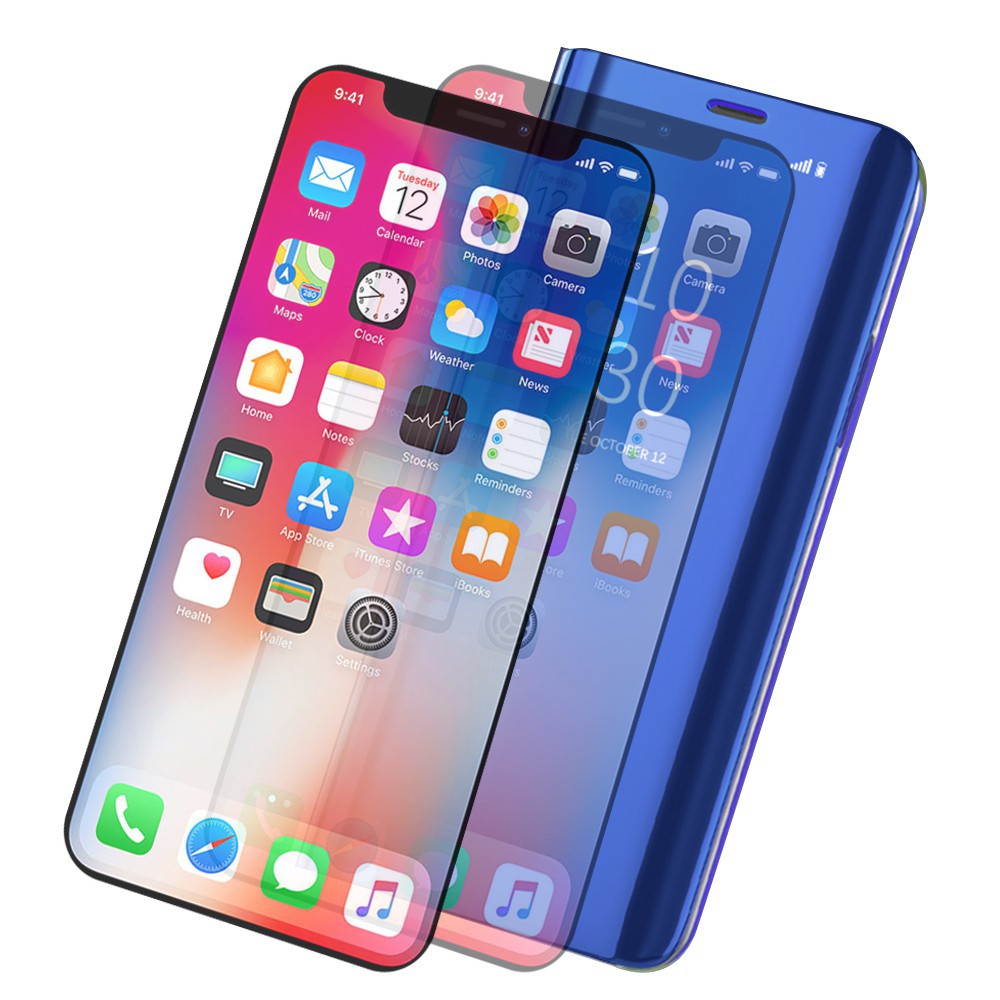 Bao da nắp gập tráng gương thời trang cho IPhone 8/8 Plus