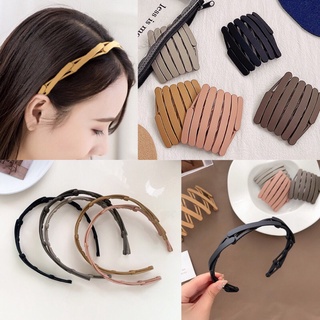 Cài tóc nhựa gấp gọn bỏ túi tiện dụng cho bạn gái màu ngẫu nhiên