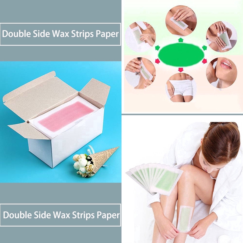 Set 5 miếng dán lạnh wax lông hai mặt cho cơ thể