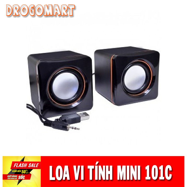 [Mã ELORDER5 giảm 10K đơn 20K] ( FREESHIP 99K ) Loa vi tính mini 101C Bảo Hành 6 tháng