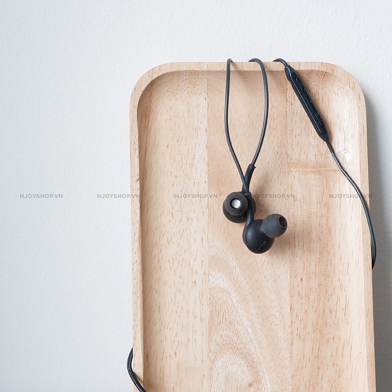 Tai Nghe Nhét Tai Akg S8 Chân Cắm 3.5 Mm Kèm Bộ Núm Có Mic Hỗ Trợ Bass Ấm Chơi Game Chuyên Dụng Njoyshop