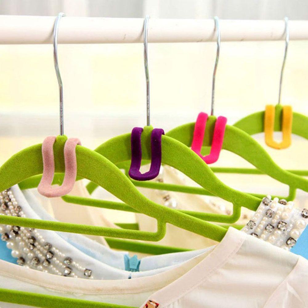 Set 24 / 10 Móc Treo Quần Áo Mini Chống Trượt Tiện Dụng Cho Gia Đình