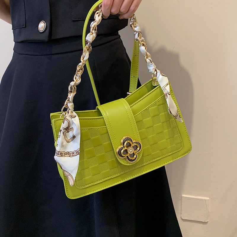 Túi đeo vai IELGY màu sắc tương phản tinh tế thời trang cho nữ