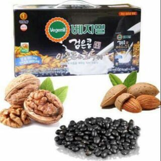 Sữa óc chó hạnh nhân đậu đen Vegemil - Hàn Quốc