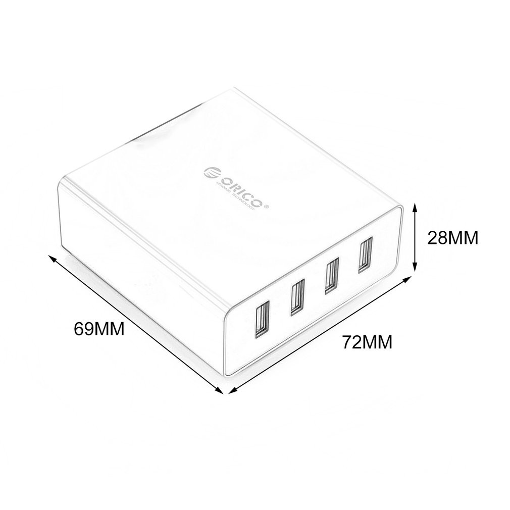 [HT11]4 Port USB Mobile Phone Charger Smart Phone Wall Charger Fast Charging Device