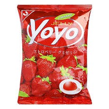KẸO DẺO JELLY YOYO TRÁI CÂY/ DÂU/ NHO 80G