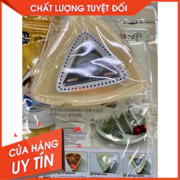 Tổng Buôn Siêu rẻ >  Lá kim / Rong biển cuốn Gimbap hình tam giác có khuôn sẵn 15gr