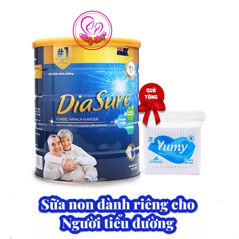 Sữa non tiểu đường Diasure + tặng tăm bông