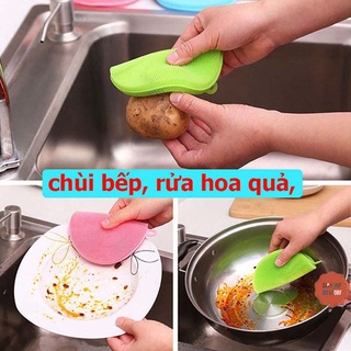 Miếng rửa chén bát silicon tiện lợi ( MIẾN RỬA BÁT SILICON )