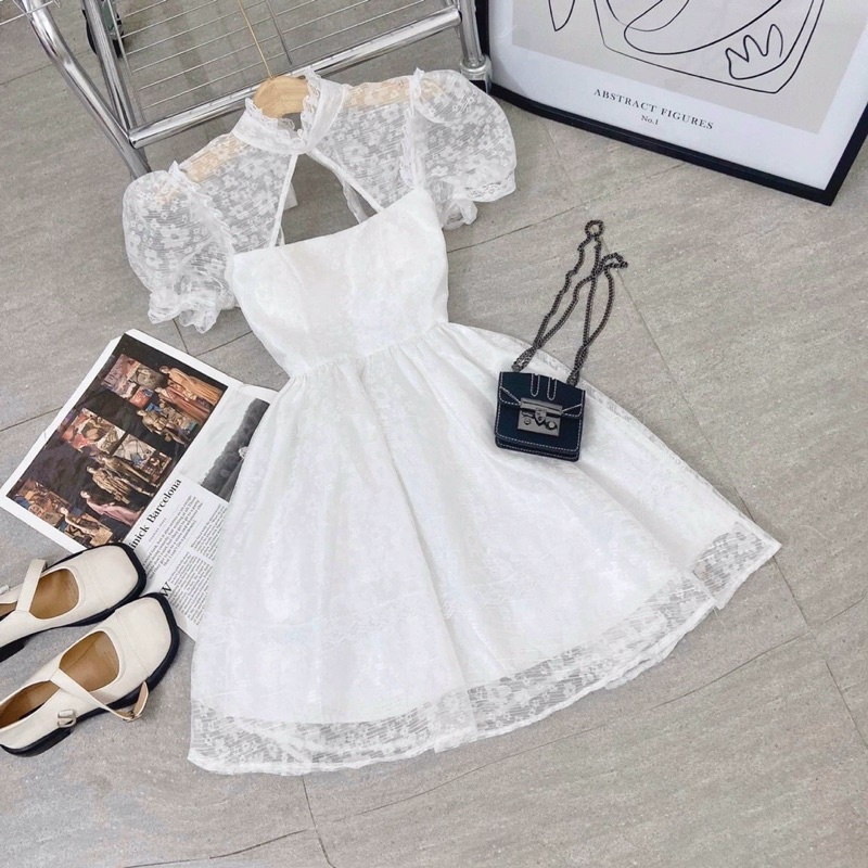 ĐẦM DỰ TIỆC REN HOA MAI TULIP DRESS