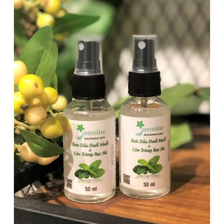 [Combo Tiết Kiệm, An Toàn Cho Bé] Combo Tinh Dầu Đuổi Muỗi Hương Bạc Hà, Dạng Xịt Tiện Lợi, Hiệu Jasmine Chính Hãng 50ml