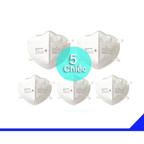 5 Chiếc Khẩu Trang 3M 9502+N95 Lọc bụi, Vi khuẩn Đeo Sau Đầu