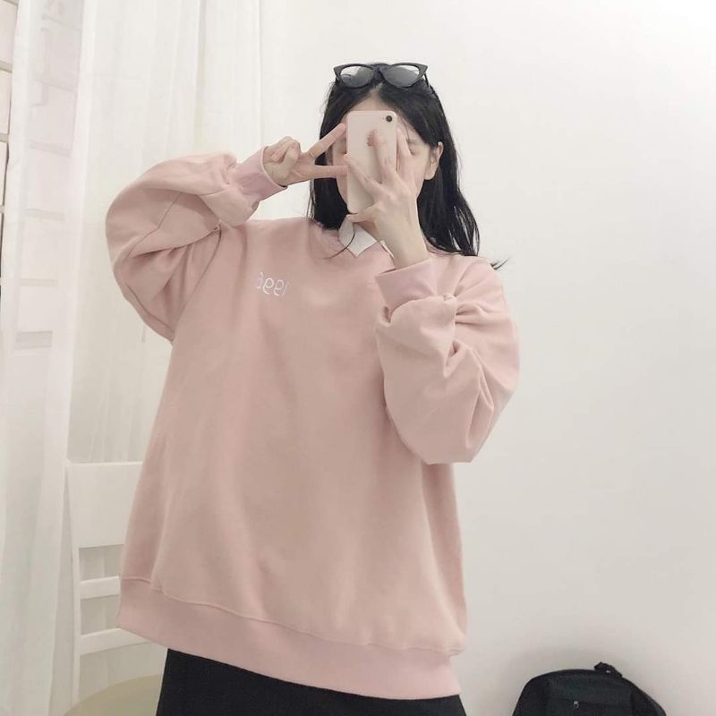 Áo Sweater Nỉ tay dài chữ thêu 1996 nam nữ unisex[ Ảnh thật ] 2t.clothes