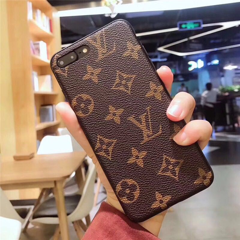 Ốp Điện Thoại Họa Tiết Lv Gucci Sang Trọng Cho Iphone I12 11 Pro Xs Max Xr 7 8 Plus Mobile
