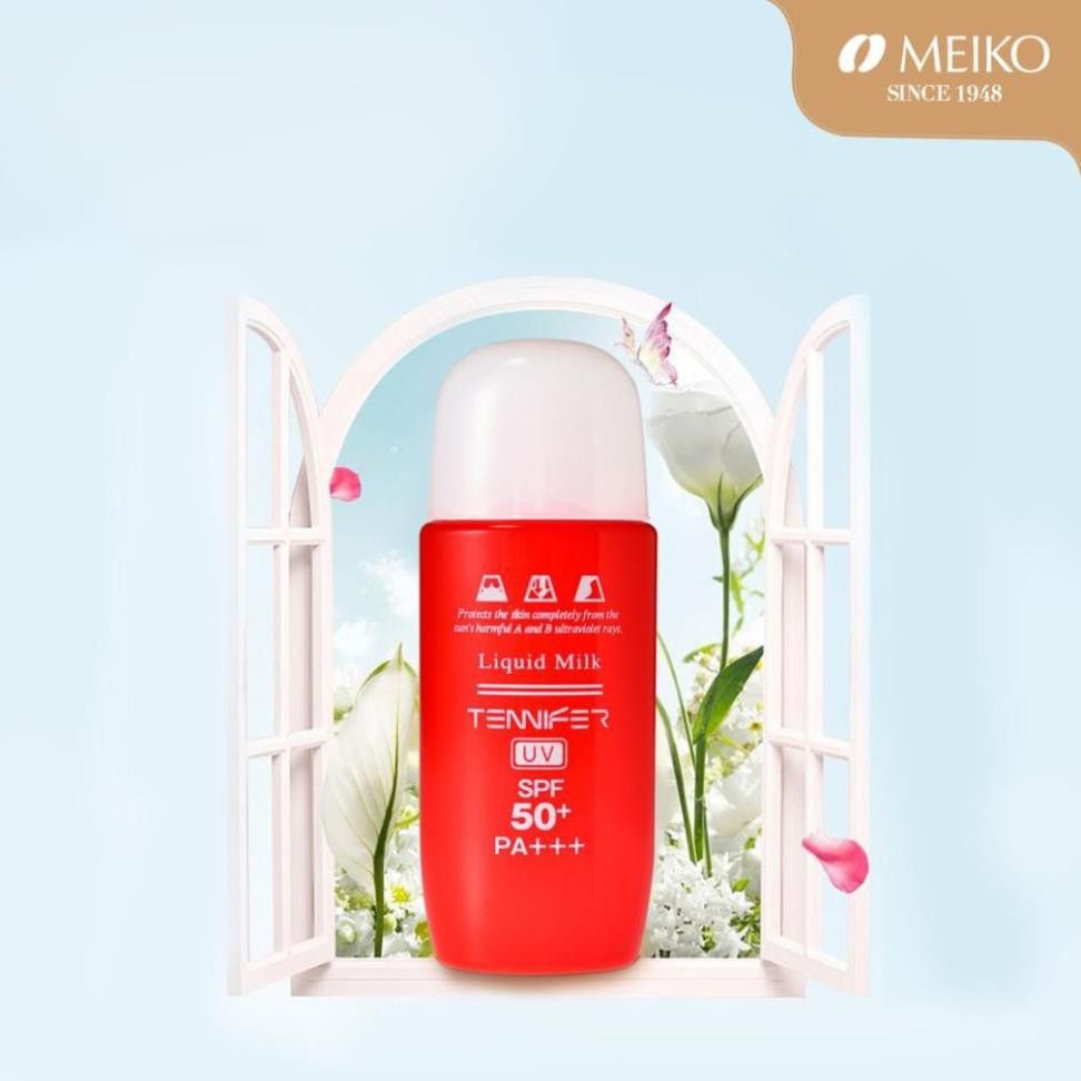 Sữa chống nắng bảo vệ da MEIKO Nhật Bản 45ml TENNIFER LIQUID MILK UV SPF50+ PA+++