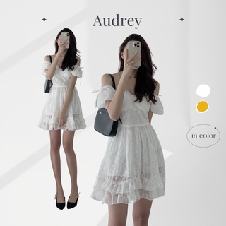 V3619 Váy thô ren xoè trễ vai Audrey