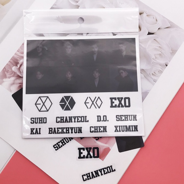 Sticker EXO Trong Lightstick ver 3