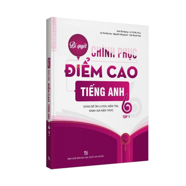 Sách - Combo Bí quyết chinh phục điểm cao môn Tiếng Anh lớp 6 tập 1 - tập 2