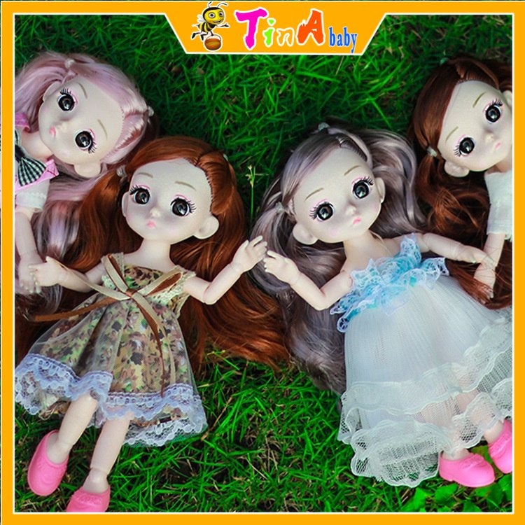 Búp bê 17cm búp bê loli xinh xắn đáng yêu đồ chơi cho bé gái E1033