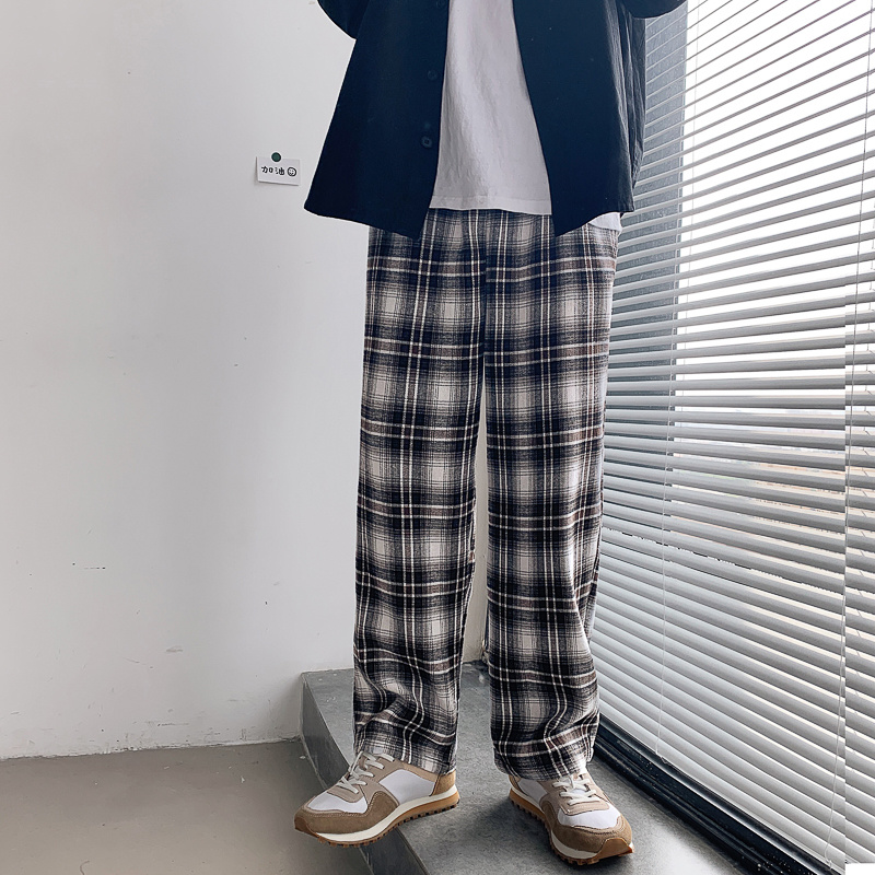 Fashion street style plaid pants for men | BigBuy360 - bigbuy360.vn