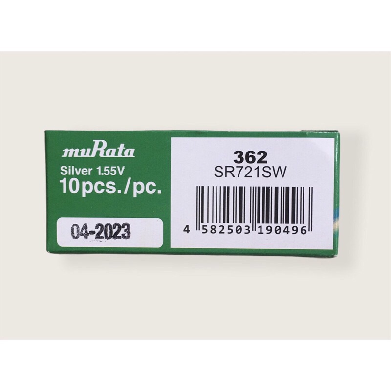Hộp 10 viên pin Sony Murata SR721SW 362 AG11 721 SR721 1.55V chính hãng