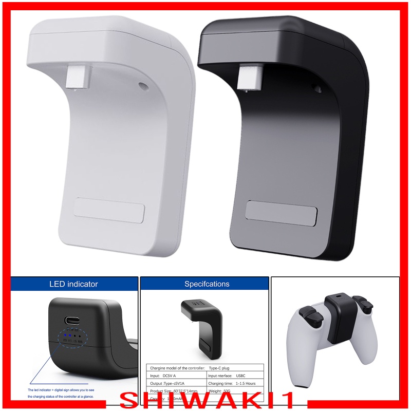 Bộ Sạc Pin Shiwaki1 1800mah Có Đèn Led Cho Tay Cầm Ps5 | BigBuy360 - bigbuy360.vn