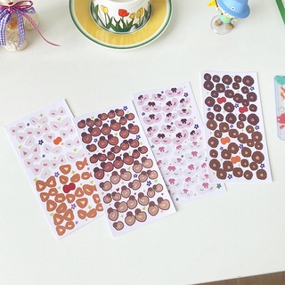 Stickers tai thỏ-cáo-mèo siêu xinh