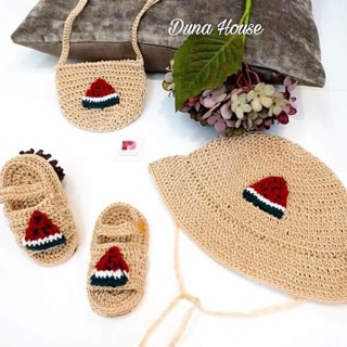 Combo 3 món len, sợi HandMade cho bé
