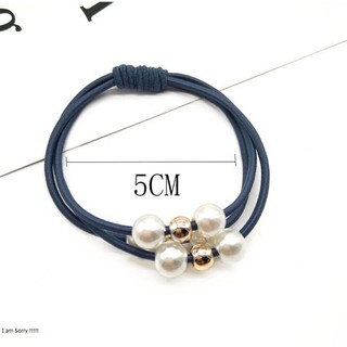 combo 200 Cột Tóc Đính Hạt Ngọc Trai Nhân Tạo Cực Xinh Dây Nhiều Lớp - phụ kện tóc