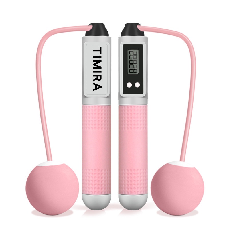 Dây nhảy đếm vòng SPORTY dây nhảy dây cao cấp, đếm số chính xác có thể điều chỉnh độ dài của dây tập yoga