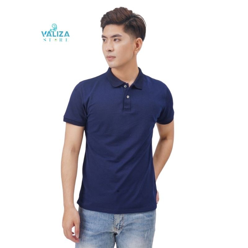 Áo Thun Phông Nam Trơn có cổ đẹp tay ngắn Áo Polo Nam cao cấp rẻ đẹp VALIZA |AT01| | BigBuy360 - bigbuy360.vn