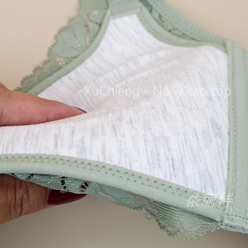 Áo lót ren có gọng dẻo nâng ngực tự nhiên, vừa phải 8923