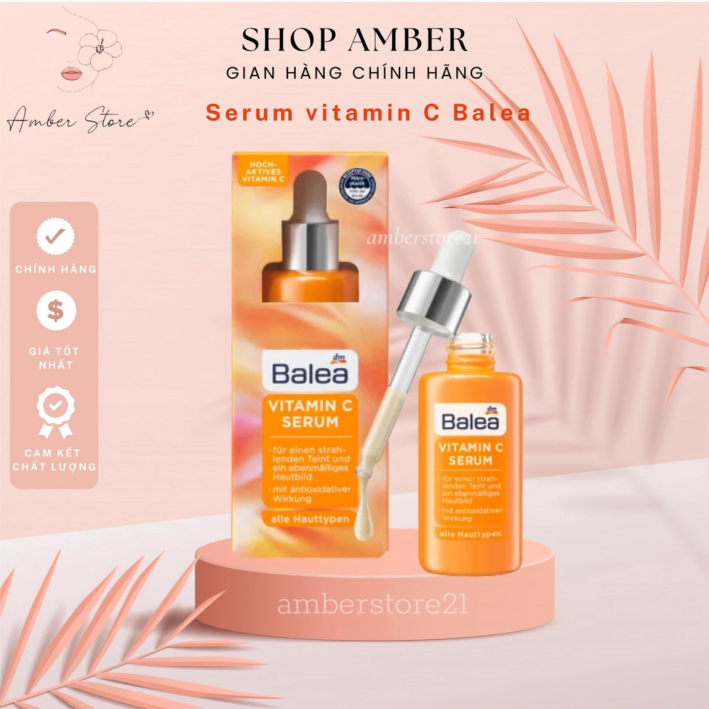 - SERUM VITAMIN C BALEA SÁNG DA MỜ THÂM NẾP NHĂN NGĂN NGỪA LÃO HOÁ - 30ML