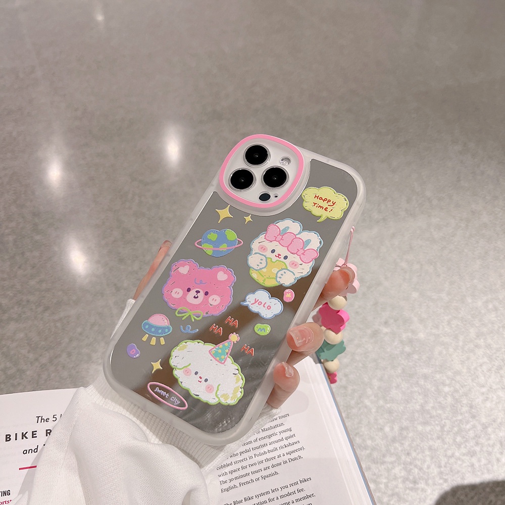 Ốp lưng iphone Ốp Điện Thoại Có Ngăn Đựng Đồ Trang Điểm Cho iphone13promax/12/Xs/11/7/8/Plus/Mini/ProMax Dinuo case-III