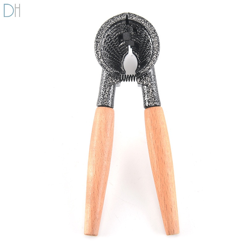 Kẹp Tách Vỏ Hạt Óc Chó Bằng Hợp Kim Nhôm Tay Cầm Gỗ Đa Năng