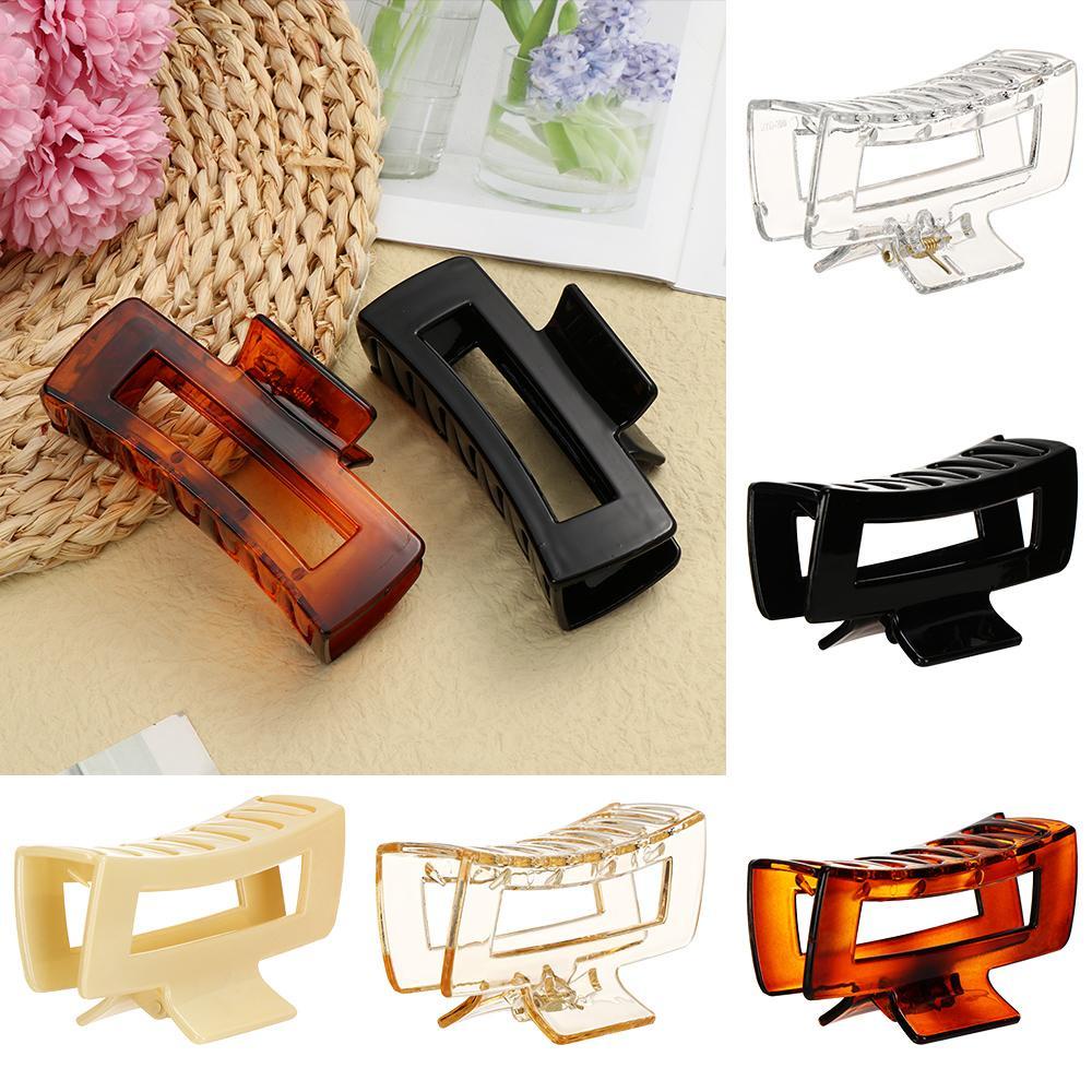 Kẹp Tóc Càng Cua Bằng Acrylic Tạo Kiểu Tóc Thời Trang Dự Tiệc