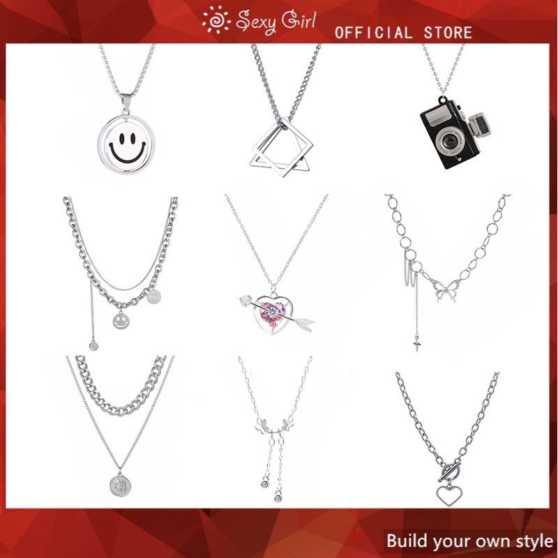 Dây Chuyền Phong Cách Hip Hop Thời Trang Hàn Quốc Quyến Rũ Cho Nữ