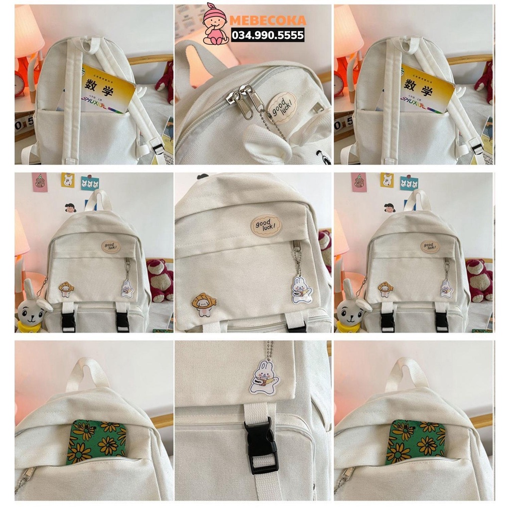 Balo nữ đi học thời trang Hàn Quốc, cặp sách đẹp hàng cao cấp dễ thương, túi xách sinh viên học sinh