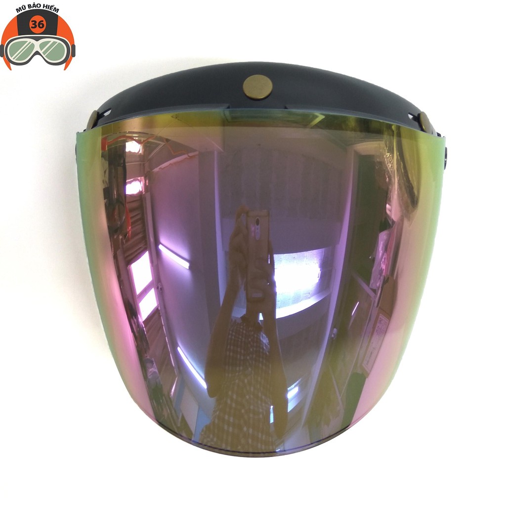 Kính lắp cho mũ bảo hiểm 3/4 và 1/2