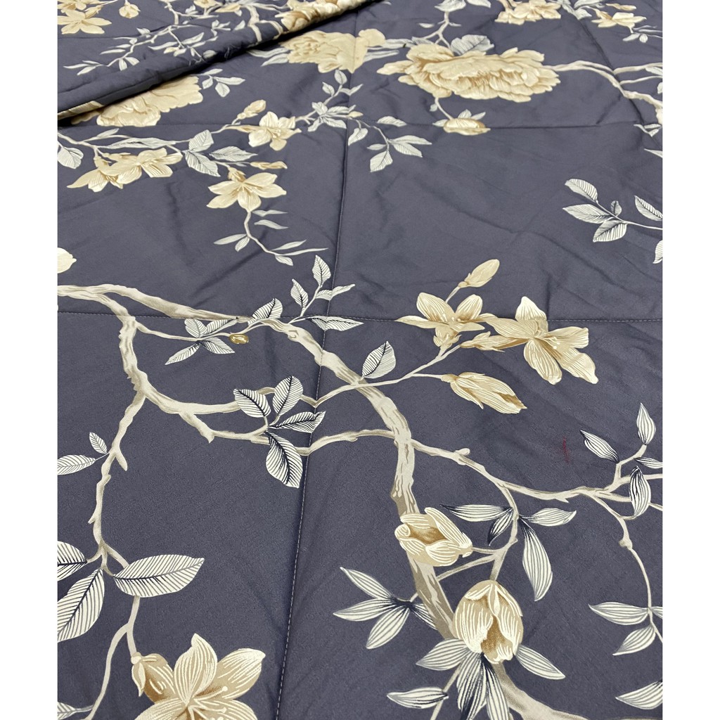 Bộ Chăn Ga Gối 100% Cotton Hàn Quốc Than Hoa C.On Bedding