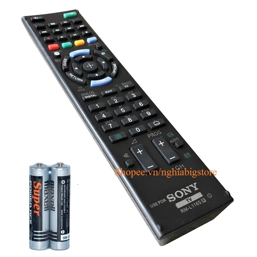 Remote Điều Khiển TV LED, Smart TV SONY RM-L1165