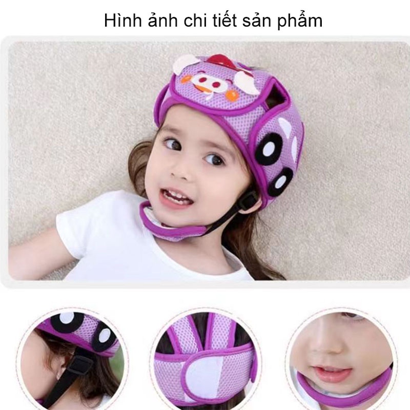 Mũ Bảo Vệ Cho Bé Tập Đi, Bảo Hộ An Toàn Vùng Đầu, Nón Bảo Vệ Đầu Cho Bé, Rời Khỏi Vòng Tay Mẹ, Thiết Kế Đáng Yêu