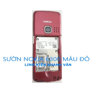 Sườn nokia 6300 màu đỏ