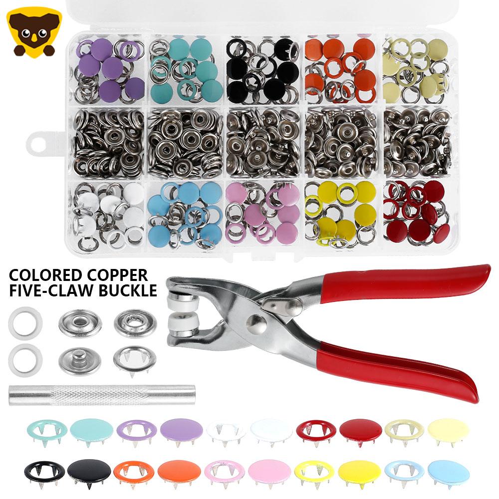 Bộ Kìm Bấm Nút Áo Bằng Đồng Chuyên Dụng Cho May Vá C7482